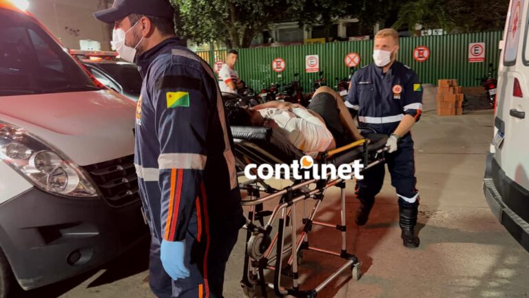 Passageira sofre fratura no braço após colisão entre motocicletas em Rio Branco