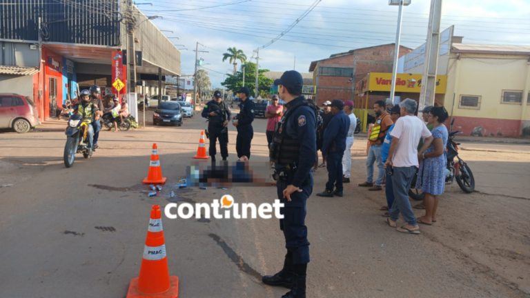 Motociclista perde controle em quebra-molas e fica ferido no Bujari