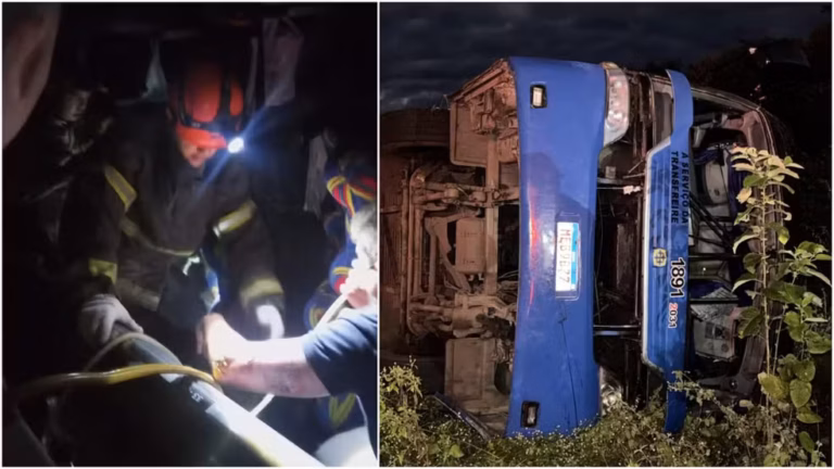 Acidente com ônibus de time de basquete deixa 7 mortos e dezenas de feridos