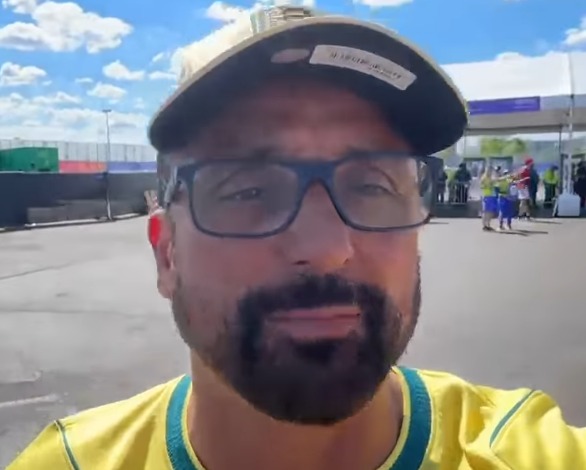 Presidente da FFAC acompanha estreia do Brasil direto dos EUA