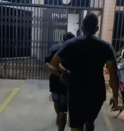 O homem, identificado como Alyson, foi preso no último sábado