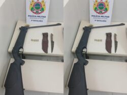 Homem é preso por violência doméstica e arma é apreendida em Sena