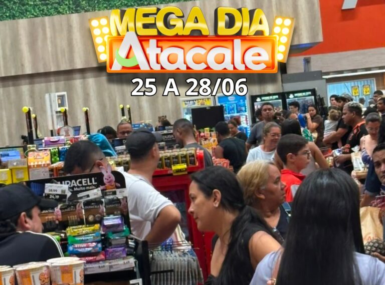Mega Dia Atacale começa dia 25 de junho prometendo preços históricos Mega Dia Atacale começa dia 25 de junho prometendo preços históricos