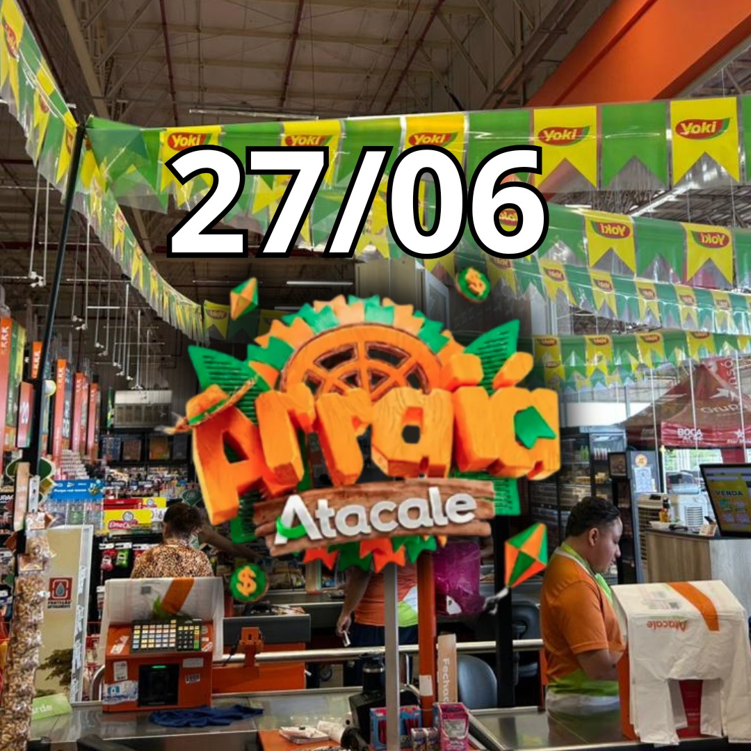 Mega Dia Atacale começa dia 25 de junho prometendo preços históricos Mega Dia Atacale começa dia 25 de junho prometendo preços históricos