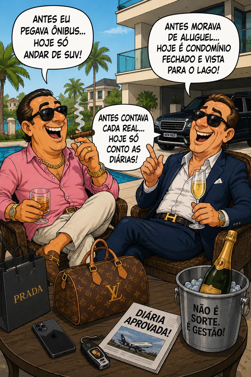 Os novos ricos da política e o silêncio dos órgãos de controle Os novos ricos da política e o silêncio dos órgãos de controle