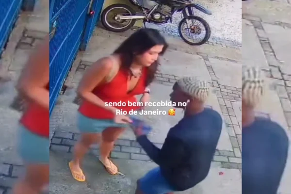 Turista sorri para desconhecido e só depois percebe que era um assalto