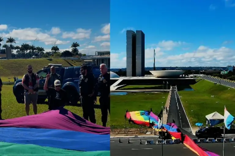 Grupo LGBTQIAPN+ denuncia abordagem da Polícia Legislativa em ato no Congresso