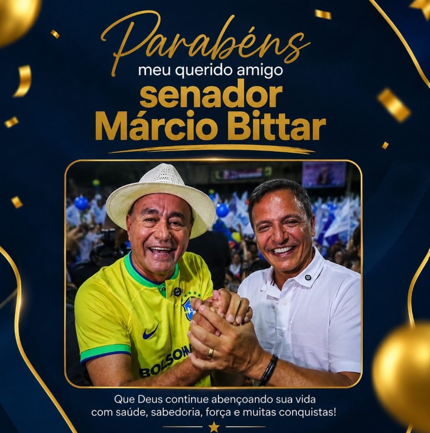 Bocalom parabeniza Márcio Bittar e exalta trajetória política