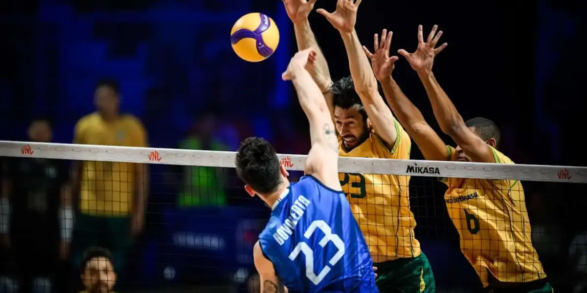 Vôlei: Brasil é superado pela Itália, o 2º revés na Liga das Nações