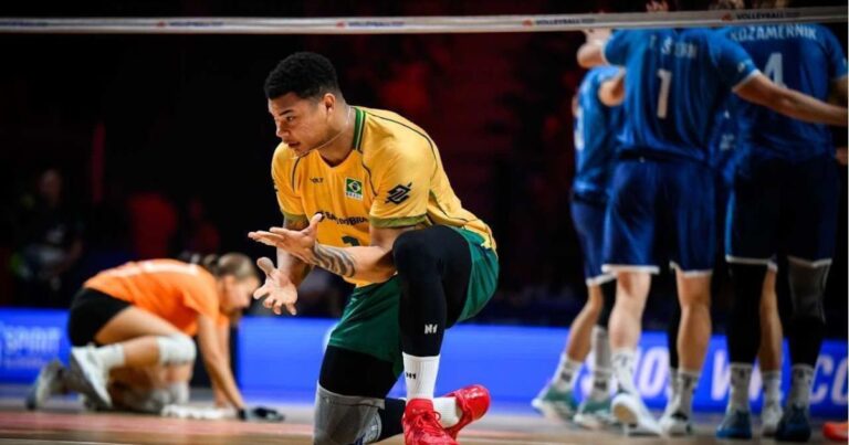 Brasil é dominado pela Eslovênia e amarga terceira derrota seguida na VNL