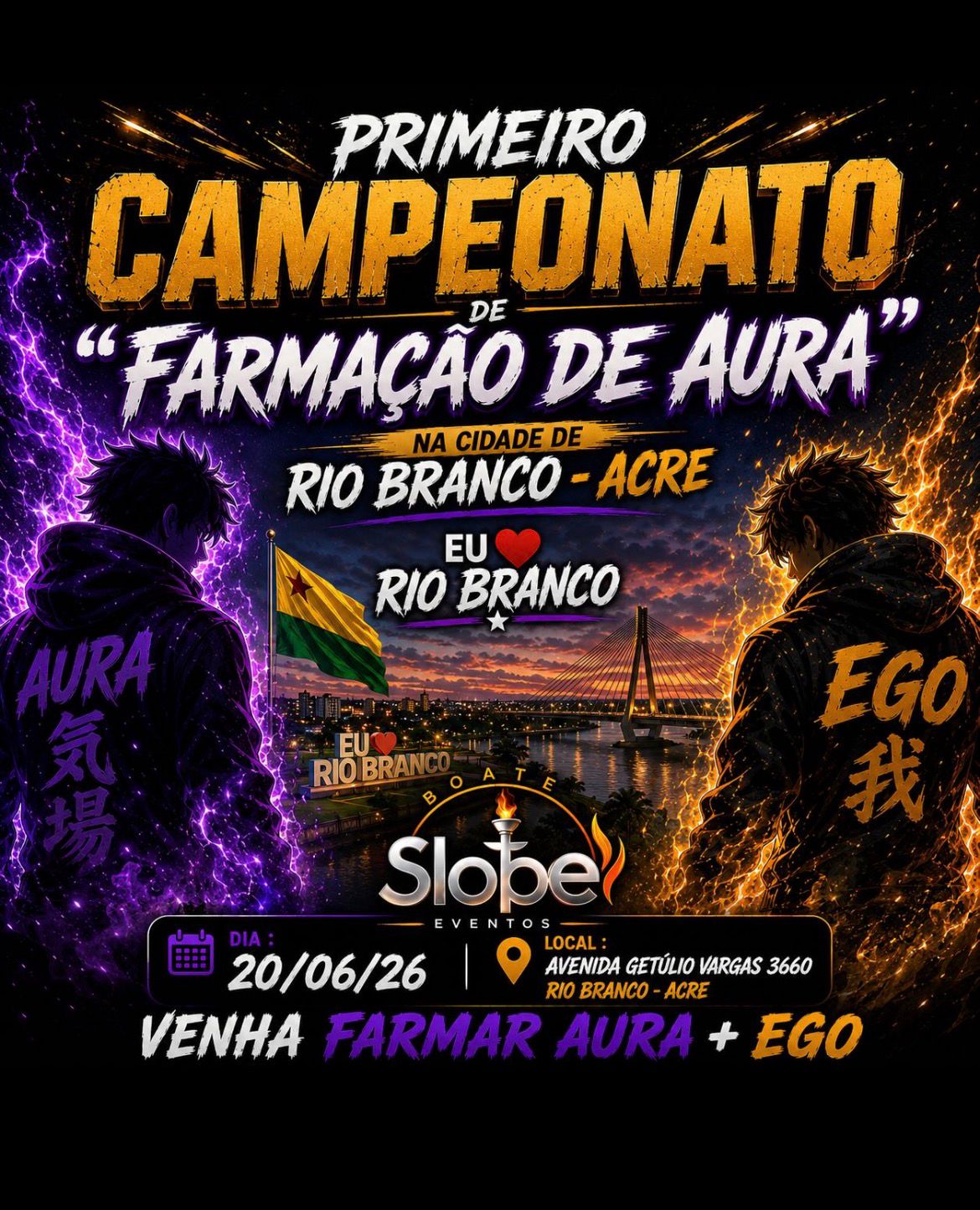 Rio Branco recebe primeiro campeonato de “Farmação de Aura” Rio Branco recebe primeiro campeonato de “Farmação de Aura”