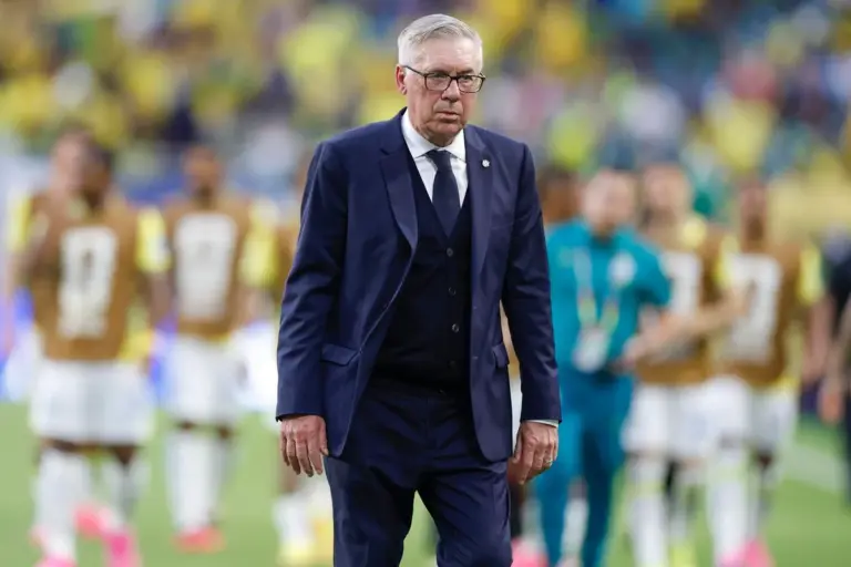 Brasil chega a dois jogos sem levar gols pela 2ª vez com Ancelotti