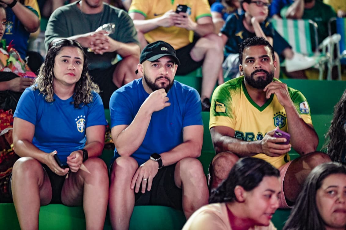 Rio-branquenses se reúnem na Concha para acompanhar jogo do Brasil Rio-branquenses se reúnem na Concha para acompanhar jogo do Brasil