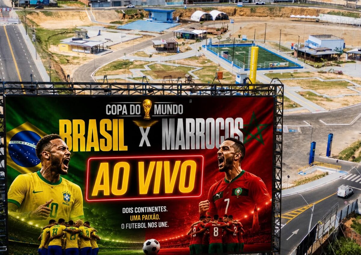 Cruzeiro do Sul terá telão para jogos do Brasil na Copa do Mundo