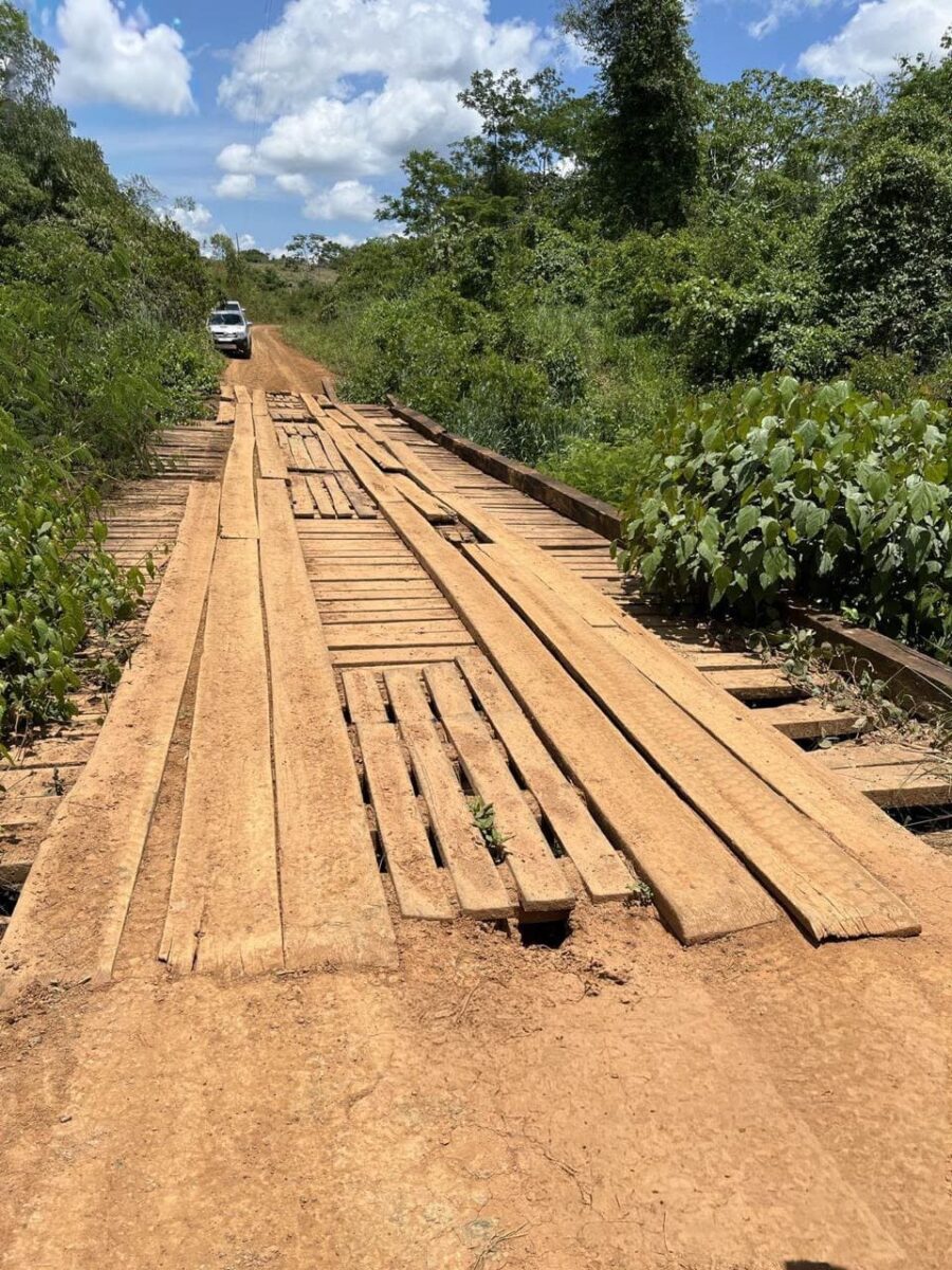 Com Operação Verão 2026, Deracre vistoria construção de ponte no Ramal Tupá