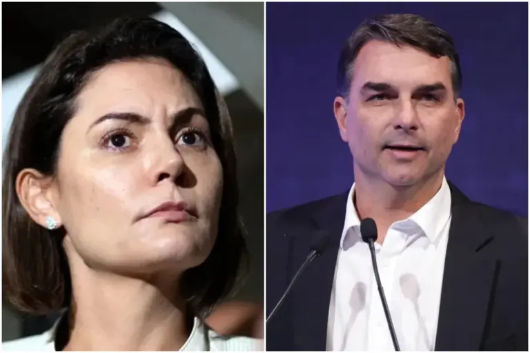 Após expor atrito com Flávio, Michelle diz não ter "raiva de ninguém"