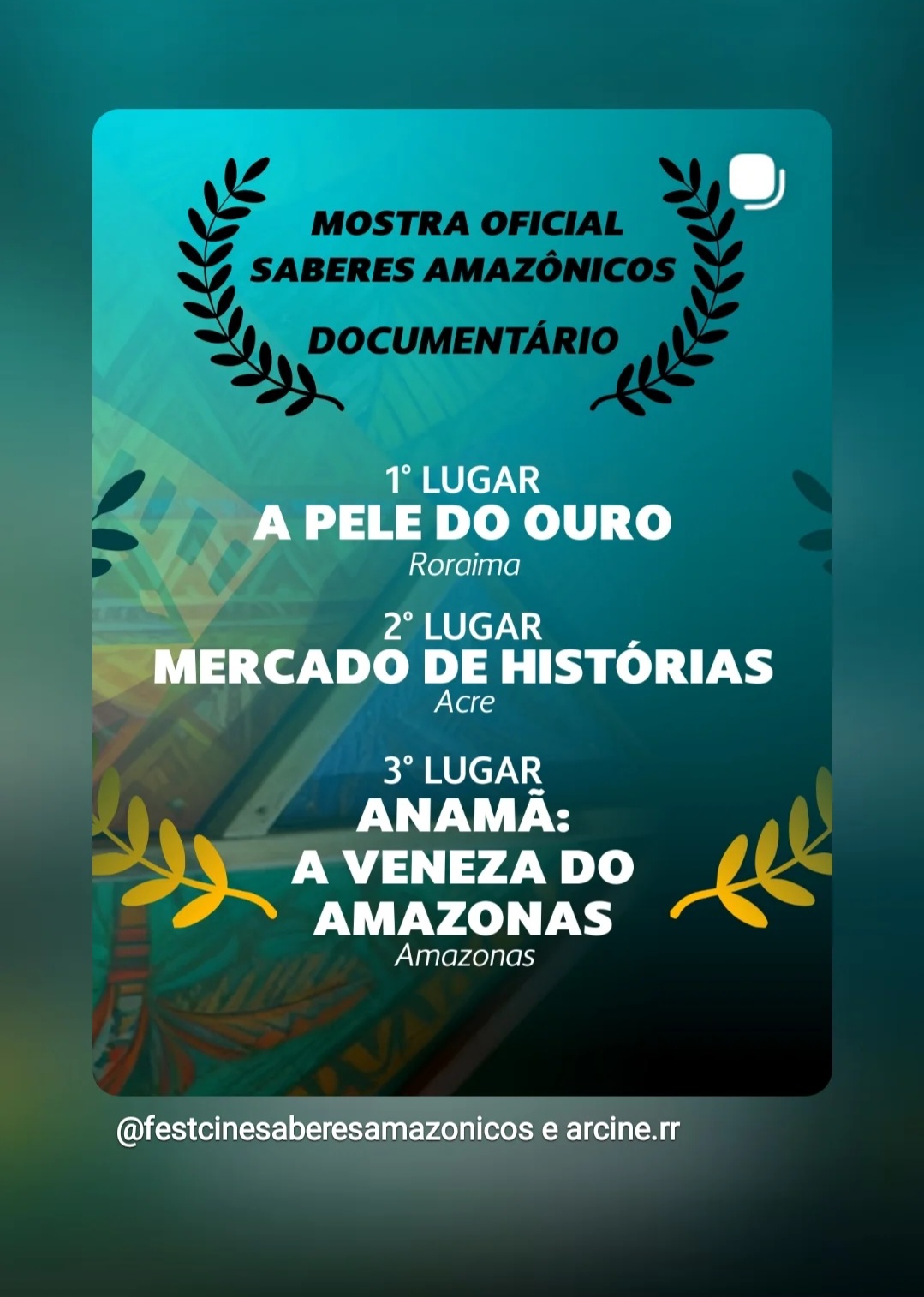 Filme acreano 'Mercado de Histórias' é premiado em festival de Roraima