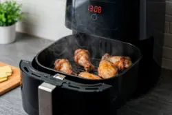 Comidas na air fryer ficam mais gostosas com distância segura de objetos