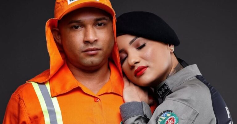 Quem são a PM e gari que viralizaram ao celebrar 25 anos juntos?