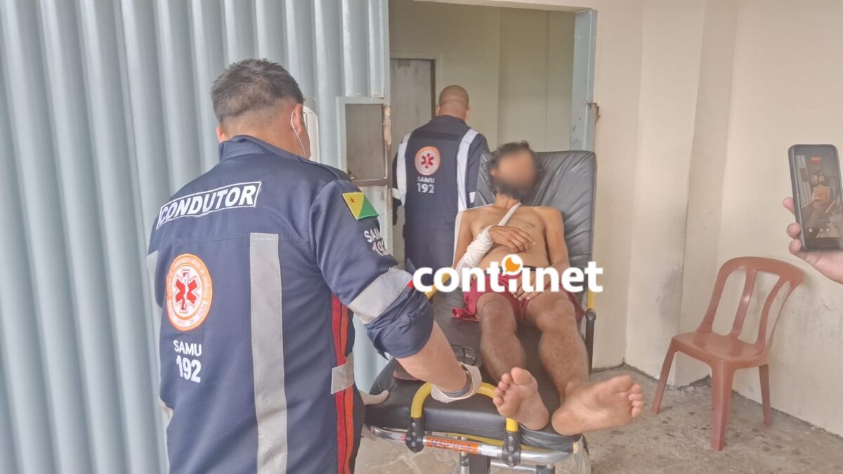 Um homem em situação de rua foi encaminhado ao PS