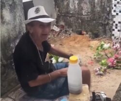 ContilNet Notícias - O seu portal de notícias do Acre Internautas resgatam vídeo de homenagem a amigo em cemitério e cena viraliza
