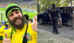 Diogo Defante é pivô de suposta abordagem policial em transmissão da Copa