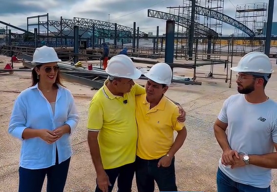 Bocalom visita obras no Mercado Elias Mansour: "Indo a todo vapor"