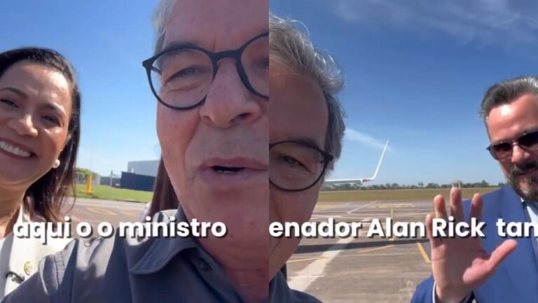 Ao lado de Mailza e Alan, Jorge Viana prega união em visita de ministro