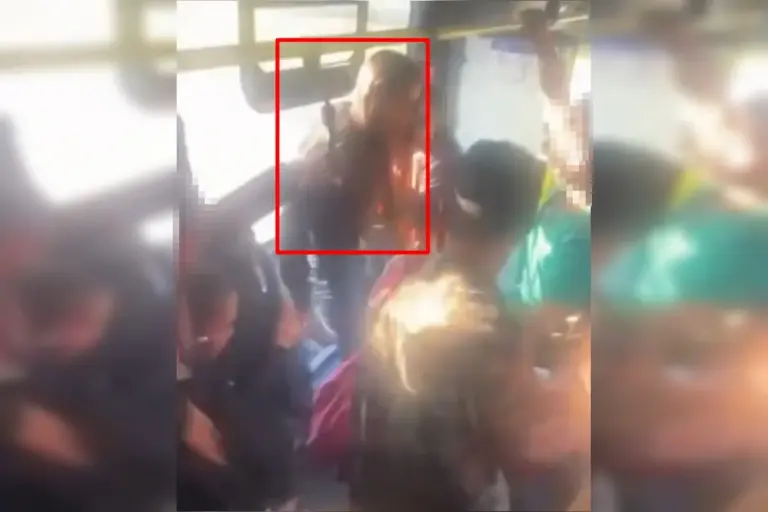 Jovem é detida após agredir violentamente idosa em ônibus após confusão