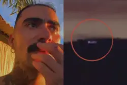 Influenciador filma Ovni, relata sons estranhos e vídeo choca