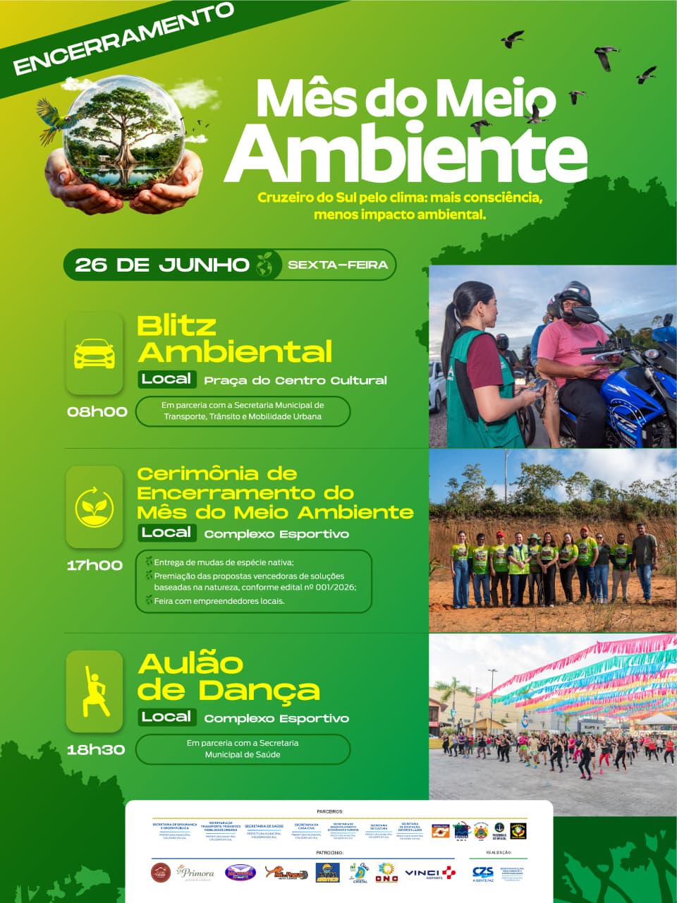 Cruzeiro do Sul encerra Mês do Meio Ambiente com ações públicas Cruzeiro do Sul encerra Mês do Meio Ambiente com ações públicas