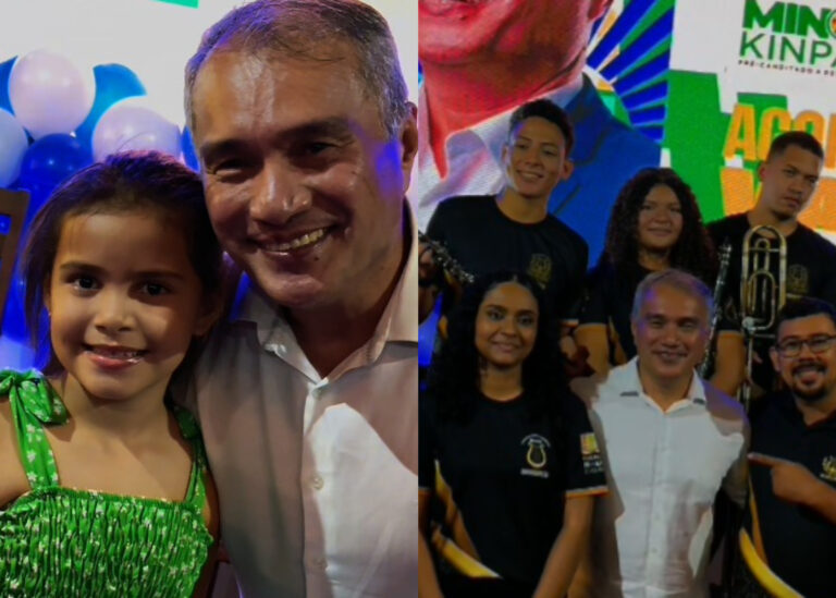 Mesmo com chuva, Minoru reúne apoiadores no Encontro de Líderes