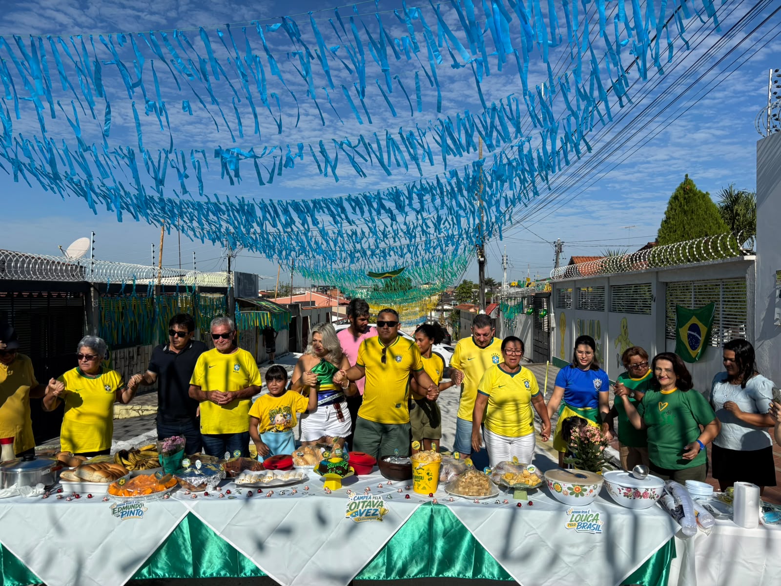 Pela 8ª vez, Rua Edmundo Pinto celebra o 1º lugar do concurso de ruas na Copa