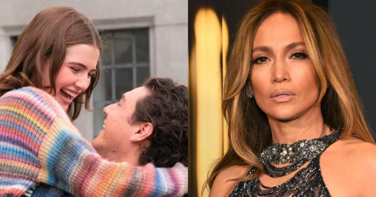 Após sucesso de “On The Floor”, JLo posa junto ao elenco de “Off Campus”