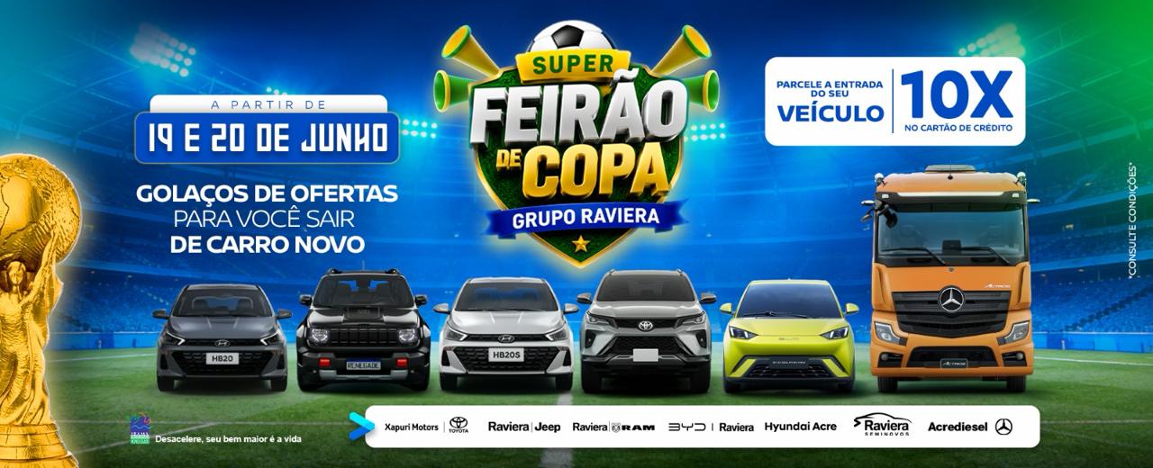Grupo Raviera realiza Super Feirão de Copa; confira tudo na Coluna do Gigi