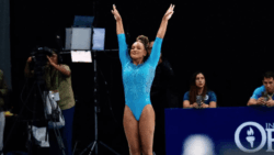 Rebeca Andrade conquista medalha de ouro no salto no Pan-Americano