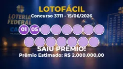 Resultado da Lotofácil de hoje: concurso 3711 tem ganhadores