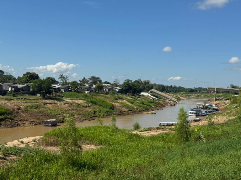 Rio Iaco registra apenas 2,04 metros e Defesa Civil alerta para riscos