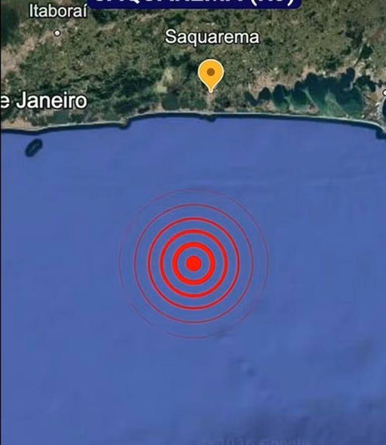 Litoral brasileiro registra cinco tremores de terra em menos de 24 horas
