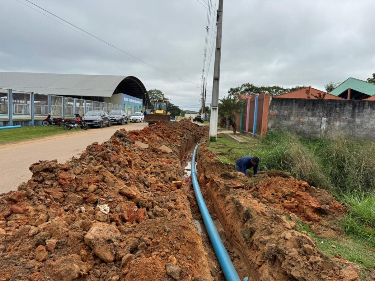 Saneacre remaneja rede para melhorar abastecimento em Sena Madureira