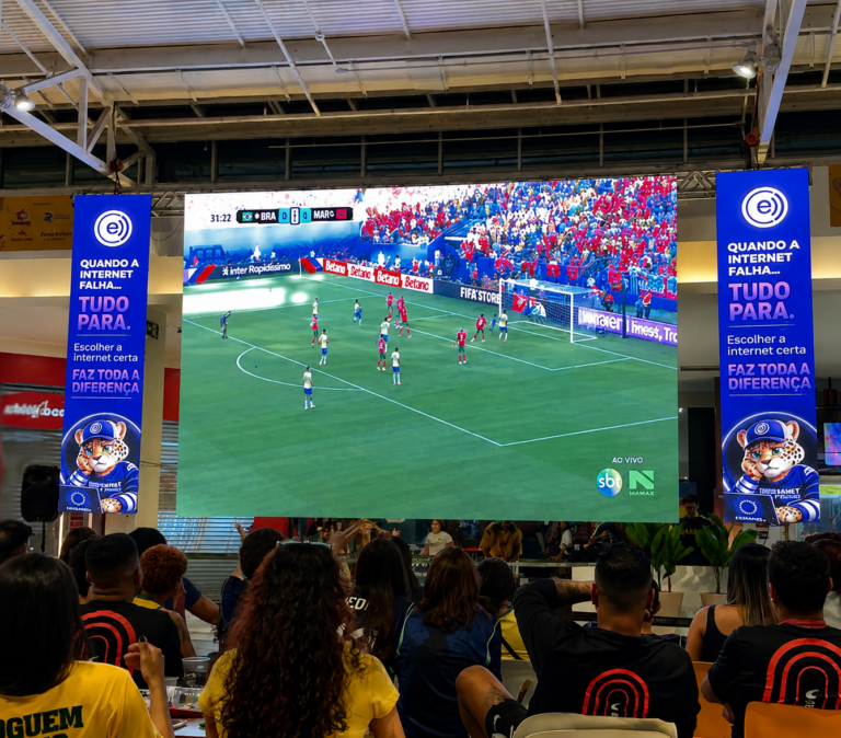 Empresas promovem transmissão dos jogos da Copa no Via Verde Shopping Empresas promovem transmissão dos jogos da Copa no Via Verde Shopping