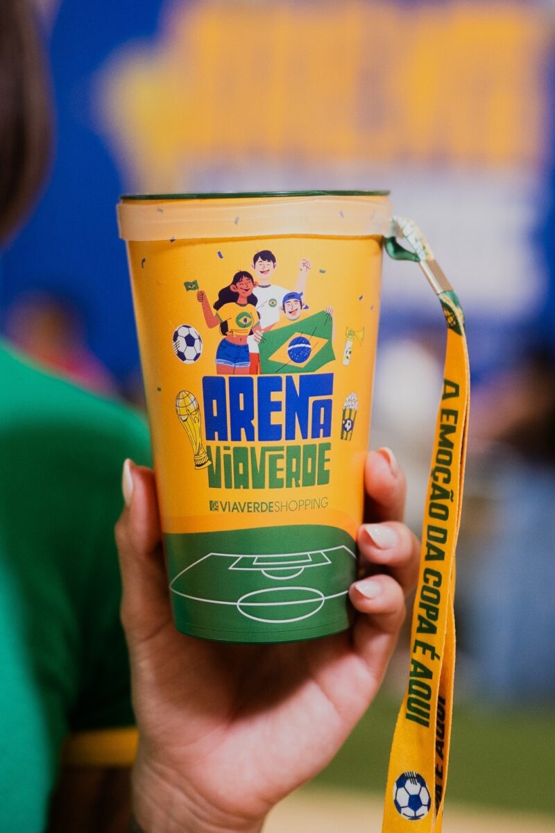 Via Verde Shopping lança promoção com copos colecionáveis da Copa