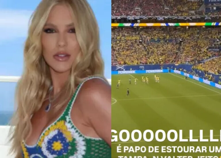 Virginia Fonseca vibra com gol de Vini Jr.: "Papo de estourar uma tampa"