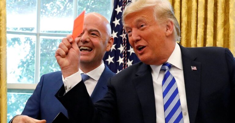 “Não sabia o que era cartão vermelho”, diz Trump sobre expulsão na Copa