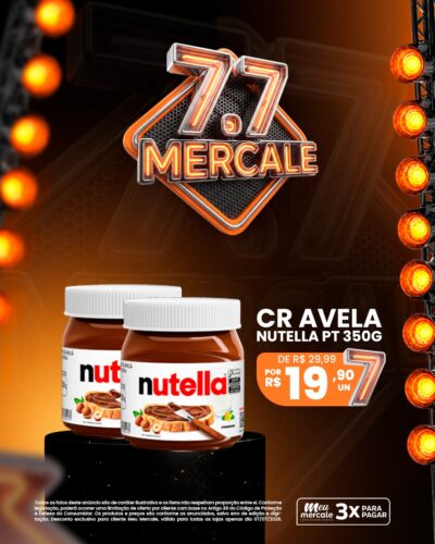 Últimas horas do 7.7: Mercale tem ofertas com até 60% de desconto