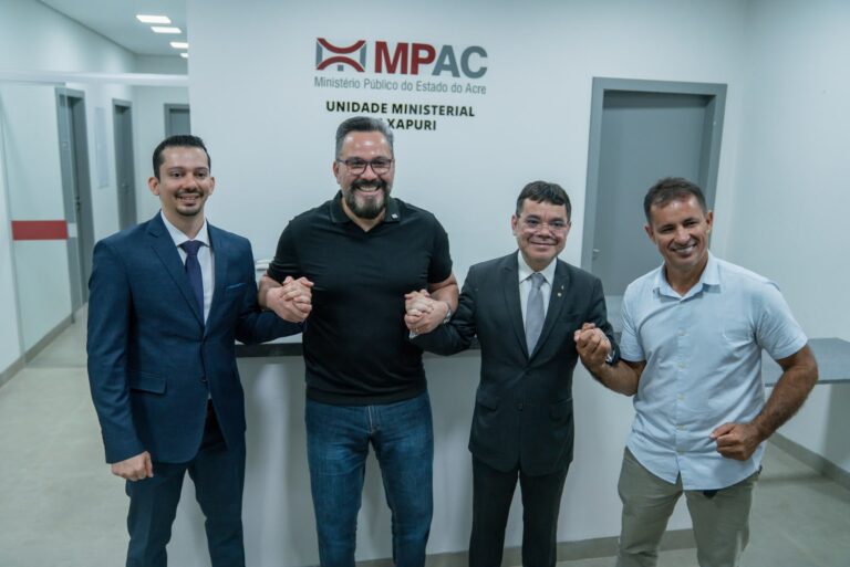 Alan Rick garante recursos para nova sede do MP em Xapuri