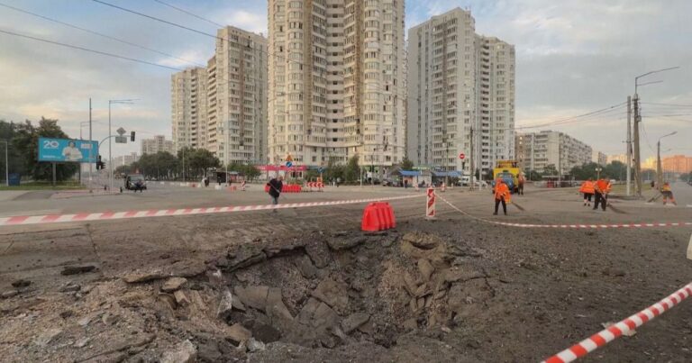 Ataque da Rússia contra Kiev deixa pelo menos 10 feridos