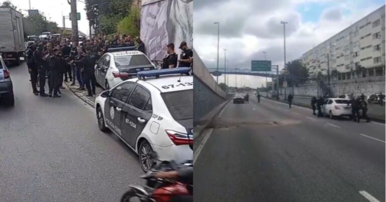Polícia faz ação emergencial após policiais serem baleados no Rio