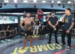 Acreano conquista cinturão na categoria até 66 kg em evento em Rondônia
