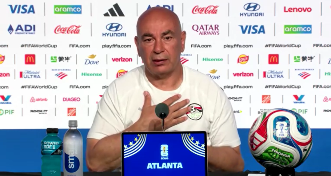 Técnico do Egito faz apelo pela Palestina antes de duelo contra a Argentina Técnico do Egito faz apelo pela Palestina antes de duelo contra a Argentina